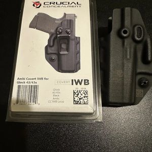 Concealment Holster Glock 43/43X IWB